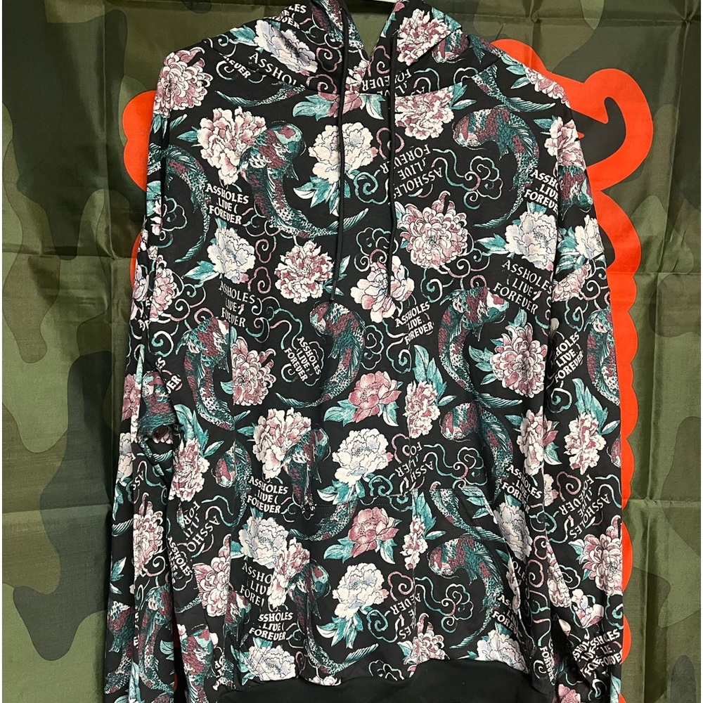 Multi color hoodie 3 size XL and 1 size large